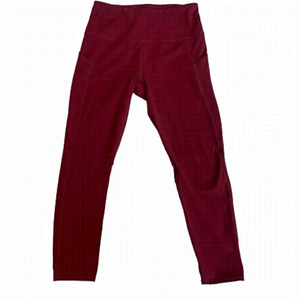 HEAD burgundy leggings with pockets Sz S